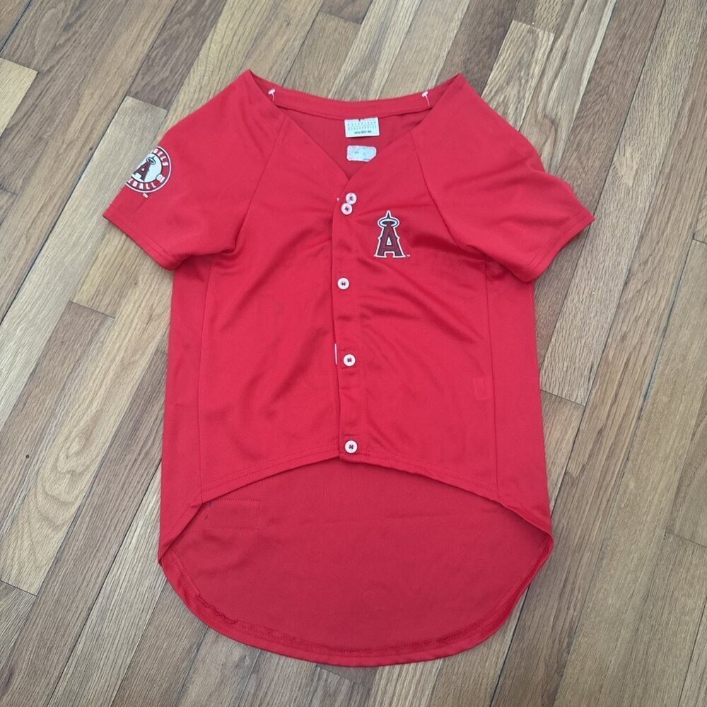 Pets First MLB Jersey for Dogs Angels Size XL